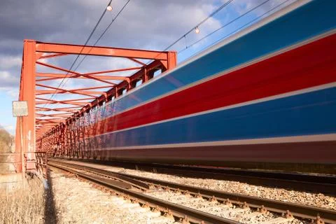 The speed train Stock Photos