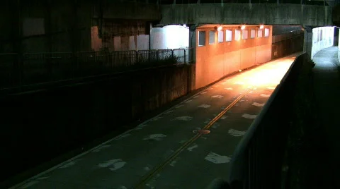 Speed tunnel4 Stock Footage 302033