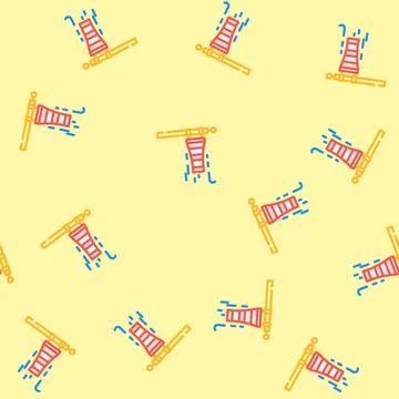 Speed turbine vector seamless pattern Stock Illustration