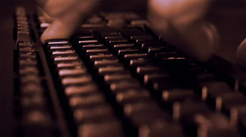 Speed typing Video stock 559885