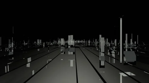 Speed Warp Flight Stock Footage 64935963