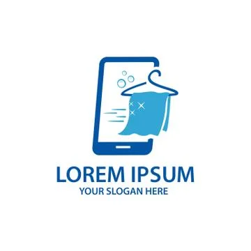 Speed washing on mobile Stock Illustration