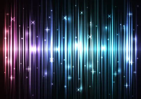 Speed wave rainbow abstract background Stock Illustration