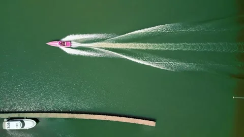 Speedboat Stock Footage 313007398