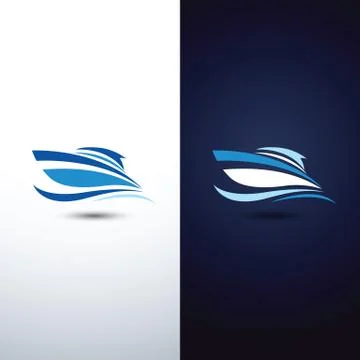 Speedboat Stock Illustration