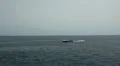 Speedboat near coastline of fisherman village Puerto de Mogan HD Footage