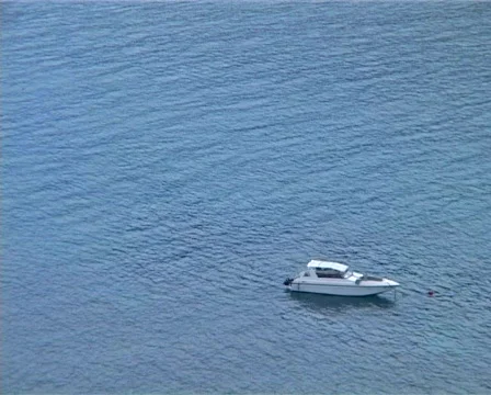 Speedboat on ocean 스톡 동영상 502580