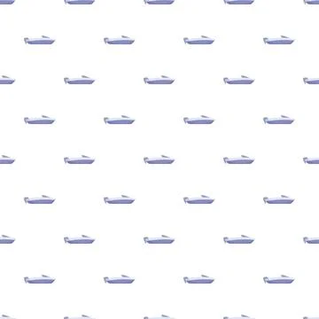 Speedboat pattern creating background for watersports concept Illustrazione stock
