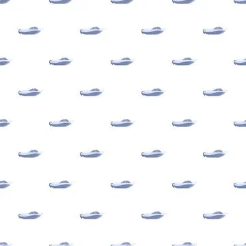 Speedboat pattern creating a seamless repeating background Illustrazione stock