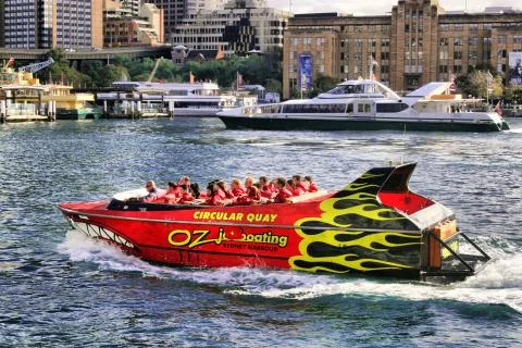 Speedboat Foto stock