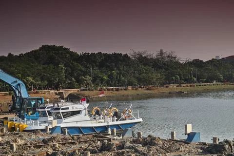 Speedboat Foto stock