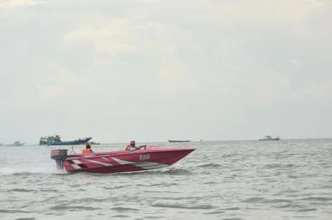Speedboat race 写真素材