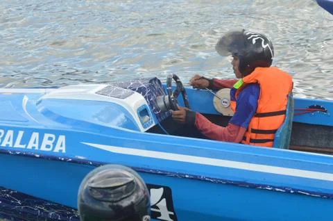 Speedboat race 库存照片