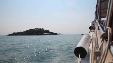Speedboat sailing on the sea Stock Footage 241976101