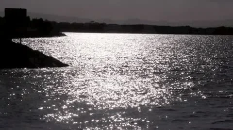 Speedboat On Sparkling Water Stock Footage 10767660
