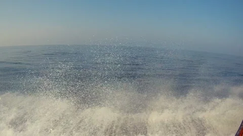 Speedboat splashes Video stock 91921298