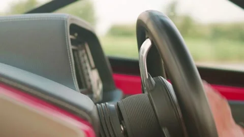 Speedboat steering, close-up view of the rudder Stock Footage 158794875