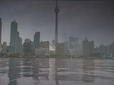 Speedboat-Toronto Stock Footage 734443