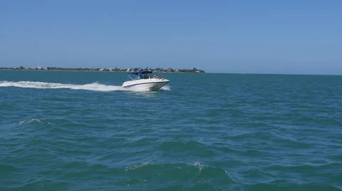 SPEEDBOAT IN THE TROPICS Stock Footage 63319535