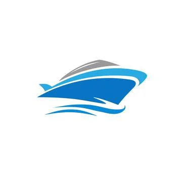 Speedboat vector illustration Stock Illustration