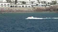 Speedboat water sports in Gran Canaria HD Footage