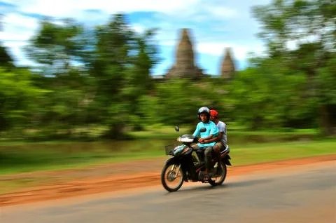 Speeding along Stock Photos
