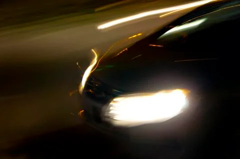 Speeding car Stock Photos