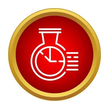 Speeding clock showing fast time management process Stock Illustration