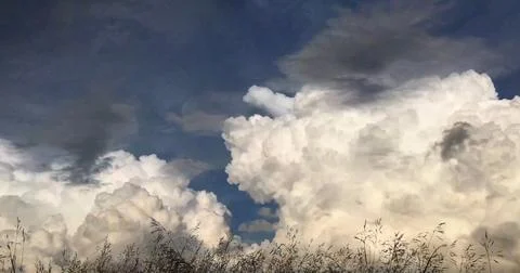 Speeding Clouds Overhead in a Dramatic Sky Photos