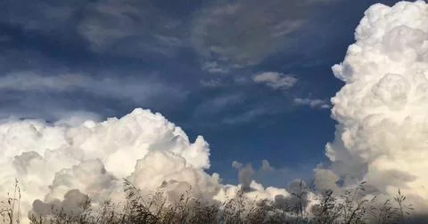 Speeding Clouds Overhead in a Dramatic Sky Photos