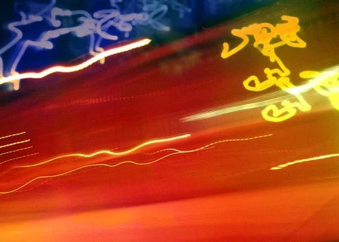 Speeding light Stock Illustration