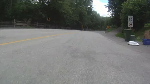 Speeding on the road (2) Video Stock Footage 3779295