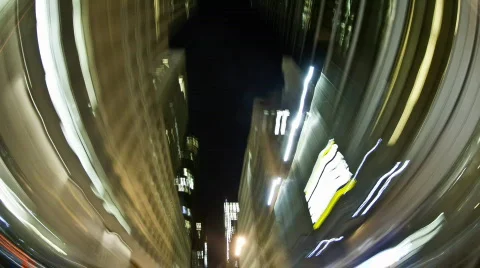 Speeding through NYC at night Stock-Footage 317098