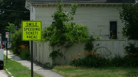 Speeding ticket 4k Stock Footage 41638938