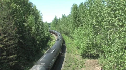 Speeding train Stock Footage 128598