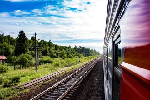 Speeding Train Journey Stock Photos
