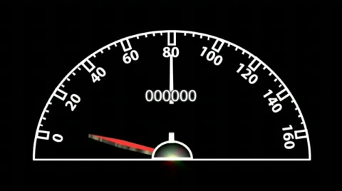 Speedmeter Stock Footage 280110