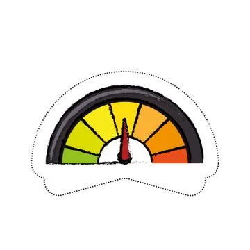 Speedmeter icon image 스톡 일러스트
