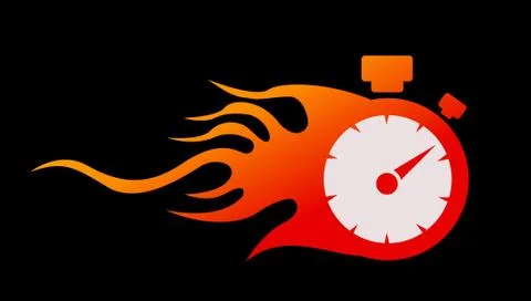Speedometer. abstract symbol of speed Stock Illustration