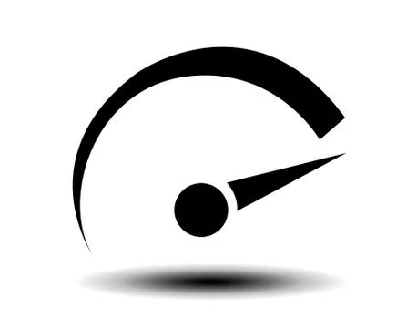 Speedometer. abstract symbol of speed Stock Illustration