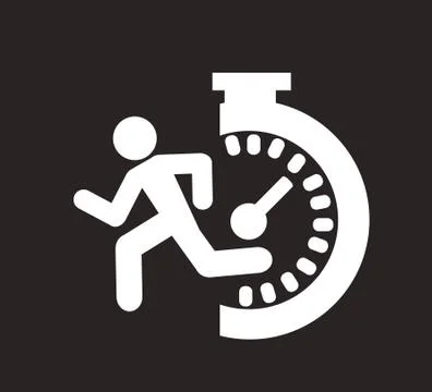 Speedometer. abstract symbol of speed Stock Illustration