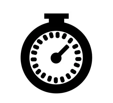 Speedometer. abstract symbol of speed 库存插图