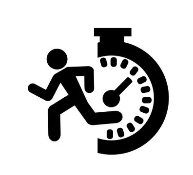 Speedometer. abstract symbol of speed Stock Illustration