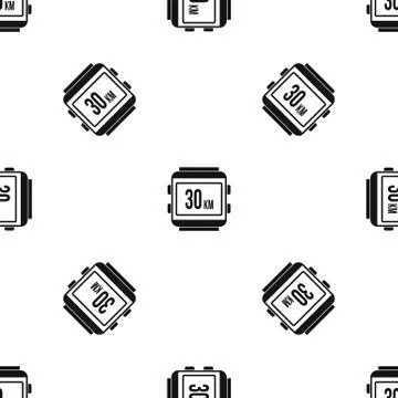 Speedometer bike pattern seamless black 스톡 일러스트