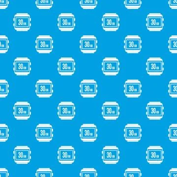 Speedometer bike pattern seamless blue Illustrazione stock