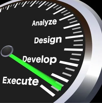 Speedometer of Business Rules Stock Illustration