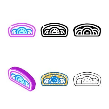 Speedometer car color concepts icon vector Stock Illustration