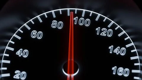 Speedometer in a car Stock Illustration