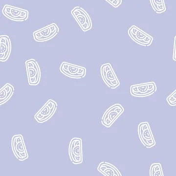 Speedometer car line vector seamless pattern Stock Illustration