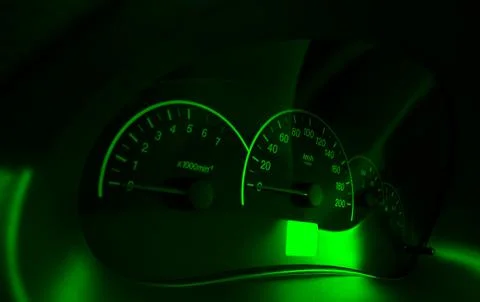 Speedometer of the car Foto stock